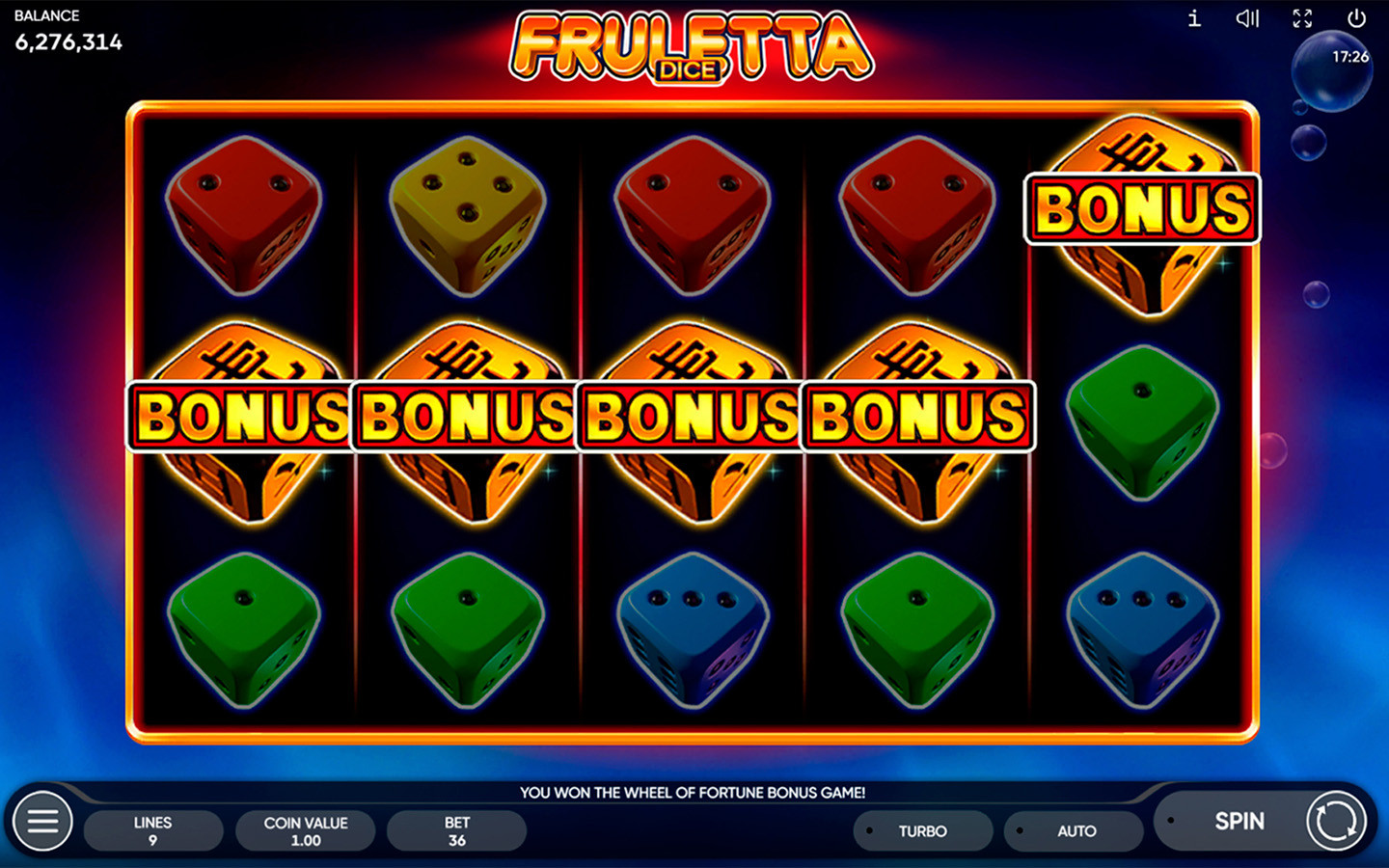 ONLINE GAMING SOFTWARE SOLUTIONS | New fruit slot by Endorphina Fruletta Dice has just been launched