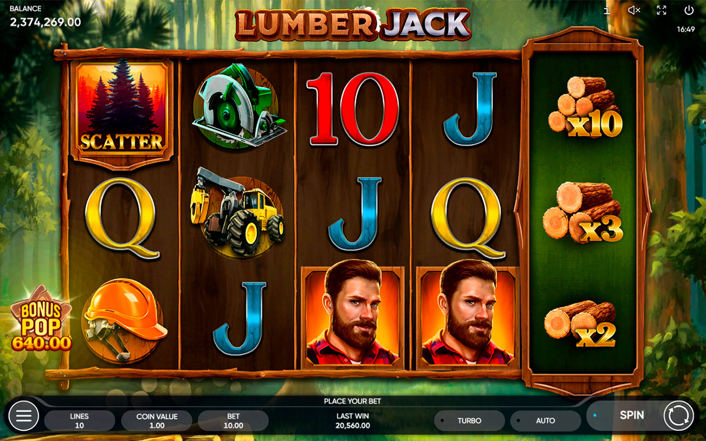 SLOTS DEVELOPER 2022 | Endorphina&#39;s new slot game Lumber Jack! Play NOW!