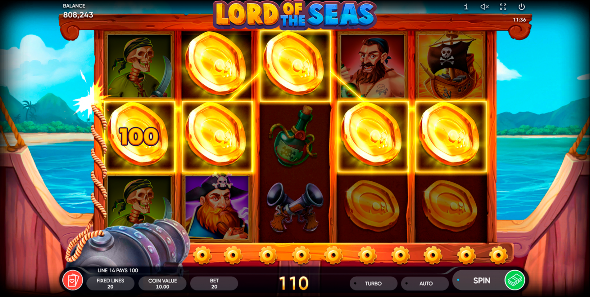 Play Lord of the Seas slot by top casino game developer!